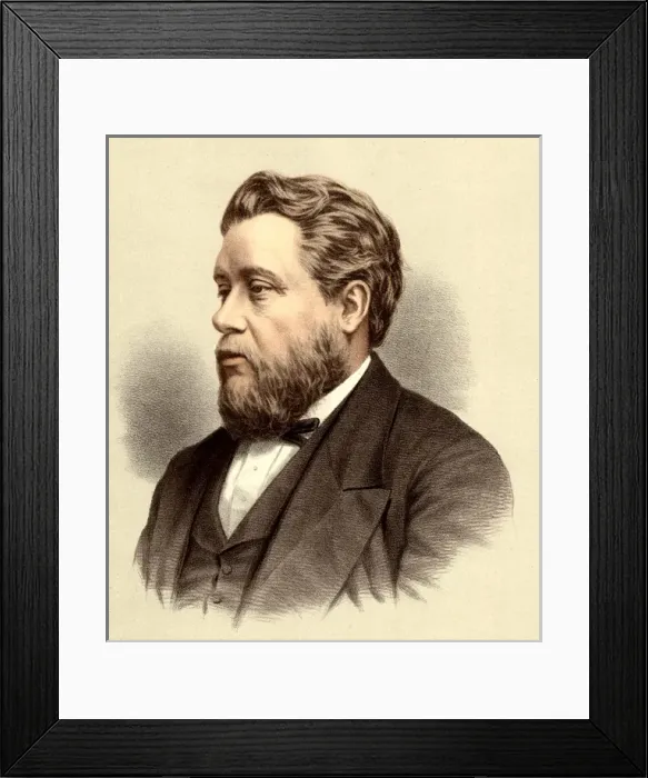 Framed Print : Charles Haddon Spurgeon Framed Print : Charles Haddon Spurgeon