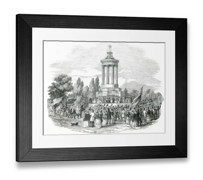 Framed Print : Robert Burns  /  Monument