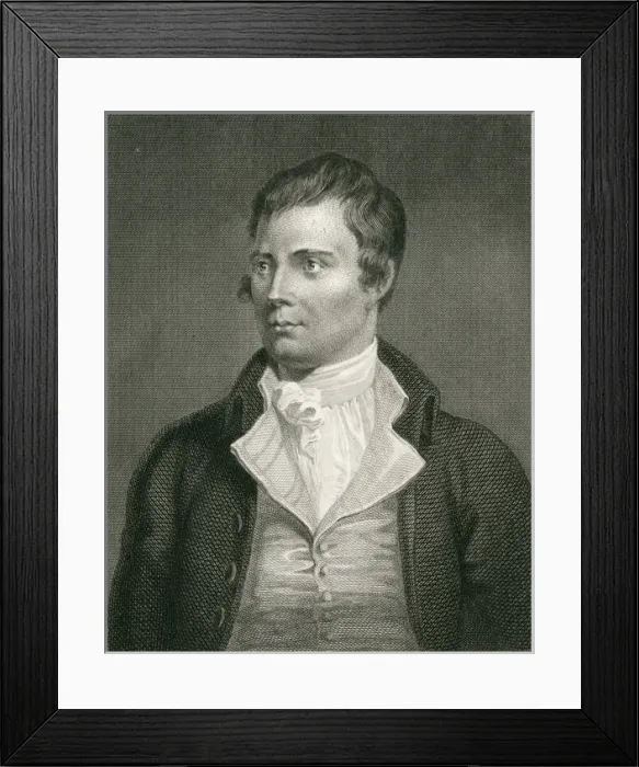 Framed Print : Robert Burns / Warren Framed Print : Robert Burns / Warren