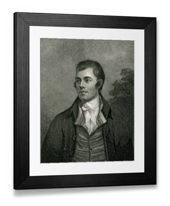 Framed Print : Robert Burns / Fry Framed Print : Robert Burns / Fry