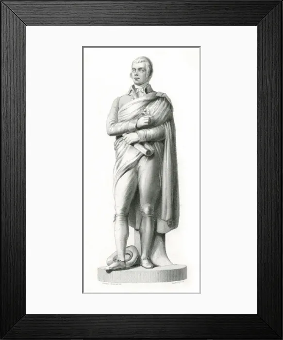 Framed Print : Robert Burns / Cook Framed Print : Robert Burns / Cook