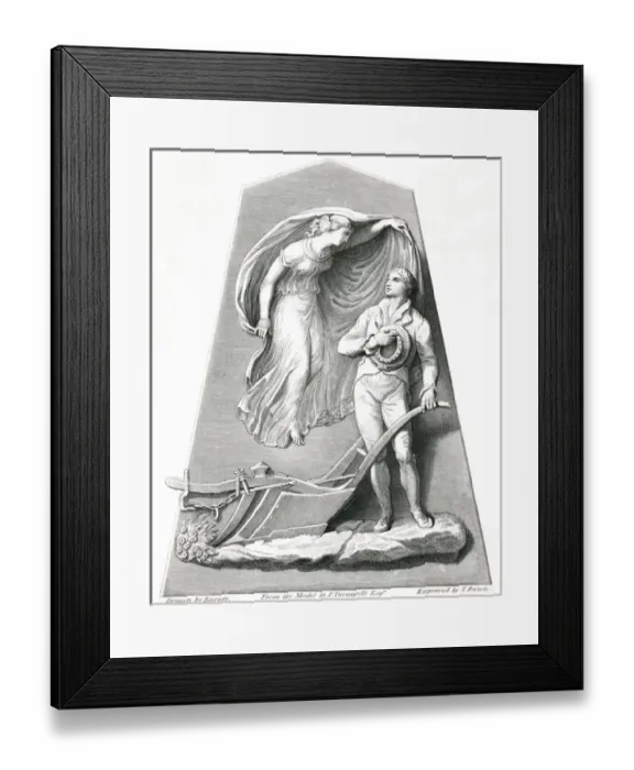 Framed Print : Burns with Muse / Burney Framed Print : Burns with Muse / Burney
