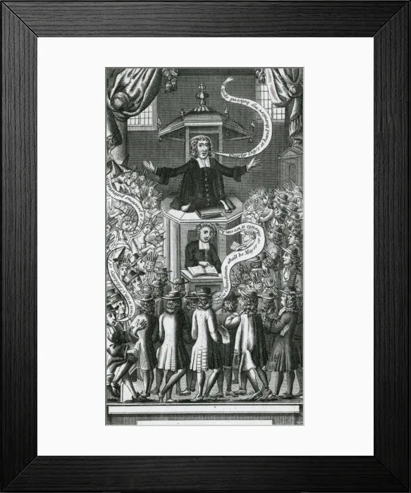 Framed Print : Burgess Preaches Framed Print : Burgess Preaches