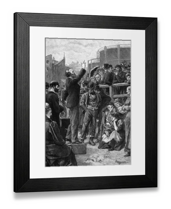 Framed Print : Street Preacher (Barnes) Framed Print : Street Preacher (Barnes)