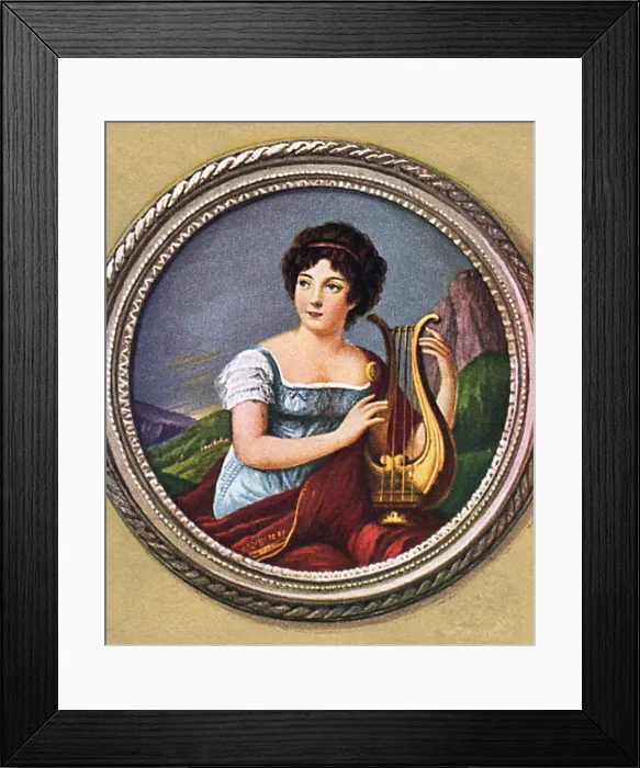 Framed Print : Mme De Stael / Miniature Framed Print : Mme De Stael / Miniature
