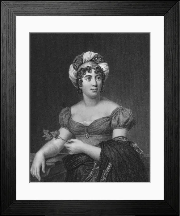 Framed Print : Mme de Stael (Gerard) Framed Print : Mme de Stael (Gerard)