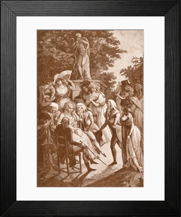 Framed Print : Mme de Stael (Debucourt) Framed Print : Mme de Stael (Debucourt)