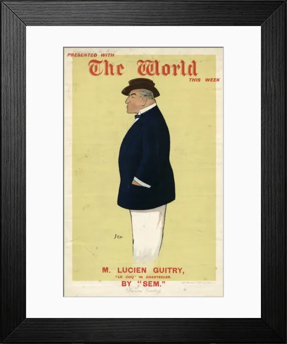 Framed Print : Lucien Germain Guitry Framed Print : Lucien Germain Guitry