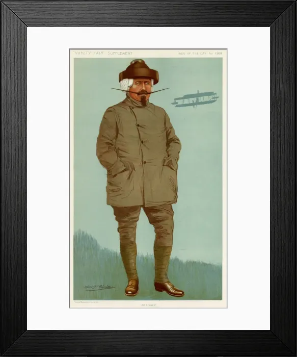 Framed Print : Samuel Cody / V Fair 1908 Framed Print : Samuel Cody / V Fair 1908