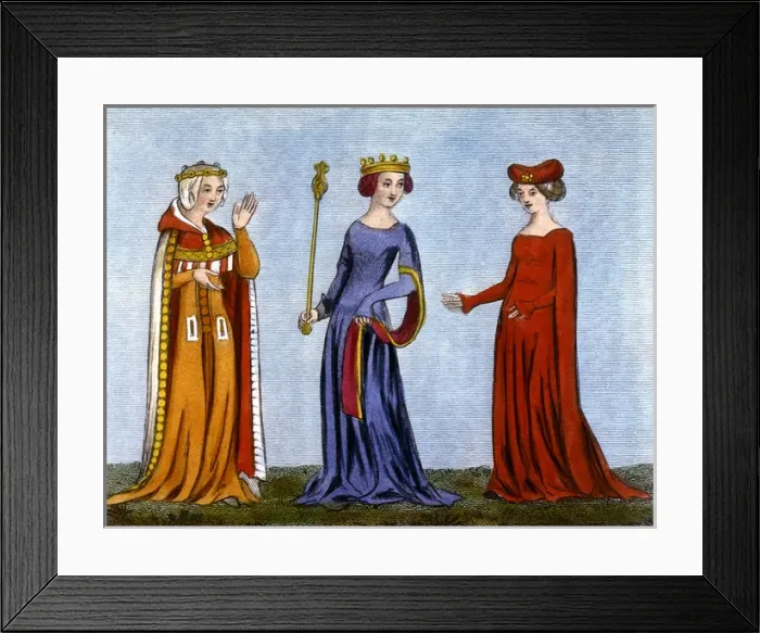 Framed Print : Ladies / High Rank / Strutt Framed Print : Ladies / High Rank / Strutt