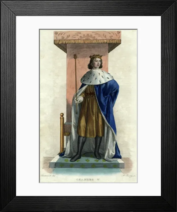 Framed Print : Charles V  /  Bouterwek