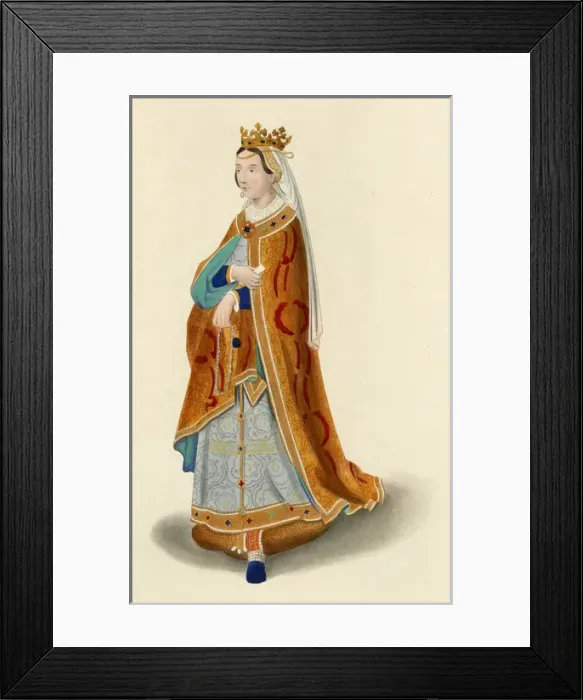 Framed Print : Queen Philippa Framed Print : Queen Philippa