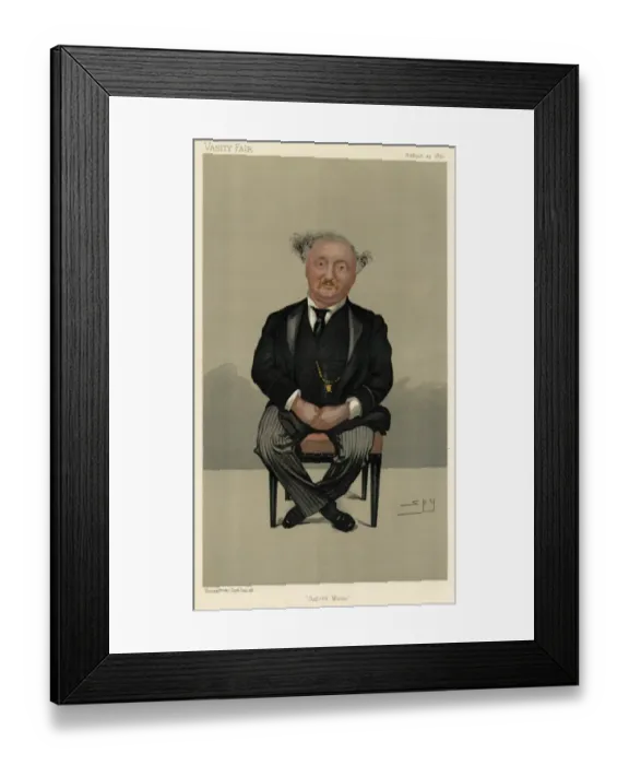 Framed Print : Sir John Stainer (Spy) Framed Print : Sir John Stainer (Spy)
