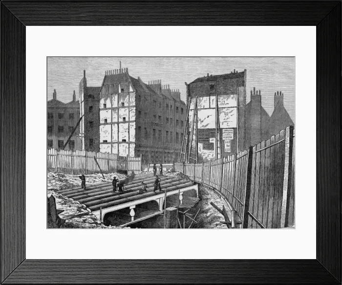 Framed Print : Building Underground Framed Print : Building Underground