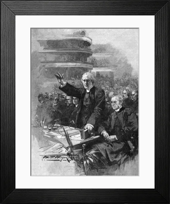 Framed Print : Disestablishment Fought Framed Print : Disestablishment Fought
