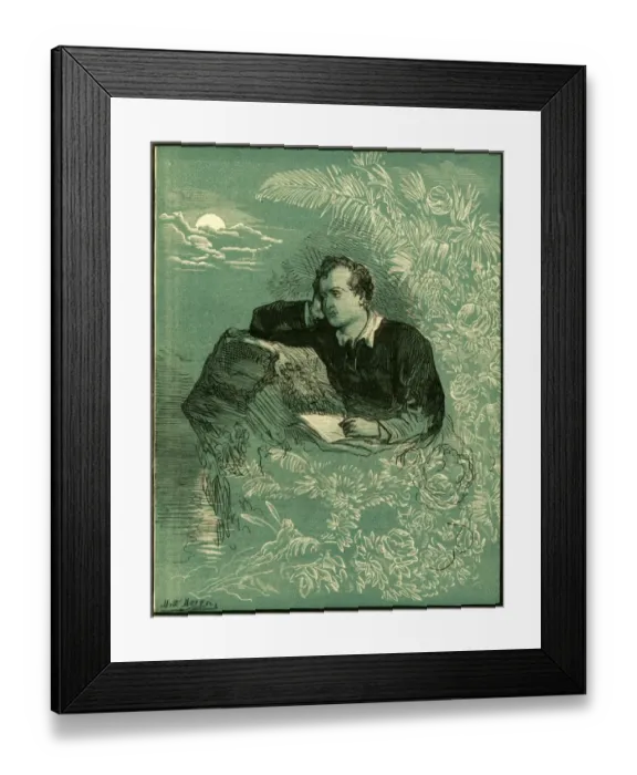 Framed Print : Byron Beloved by Brits Framed Print : Byron Beloved by Brits