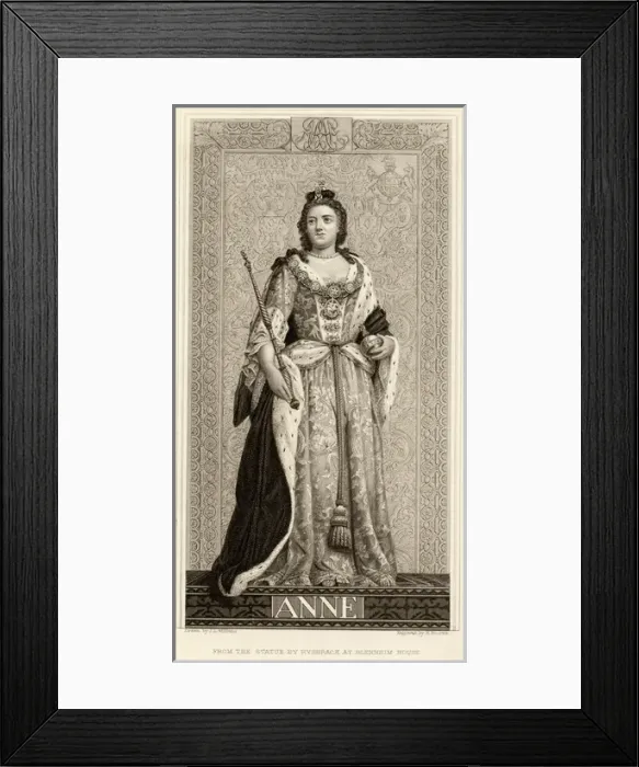 Framed Print : Queen Anne / Bourne Framed Print : Queen Anne / Bourne