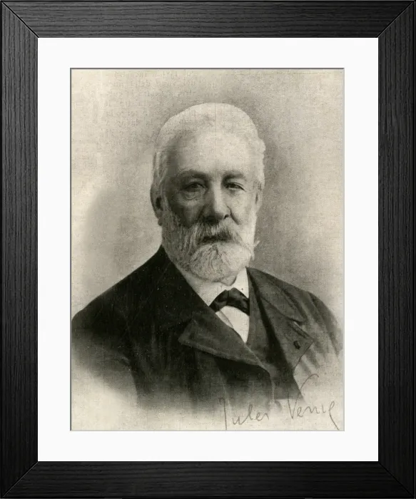 Framed Print : Jules Verne - 1902 Framed Print : Jules Verne - 1902