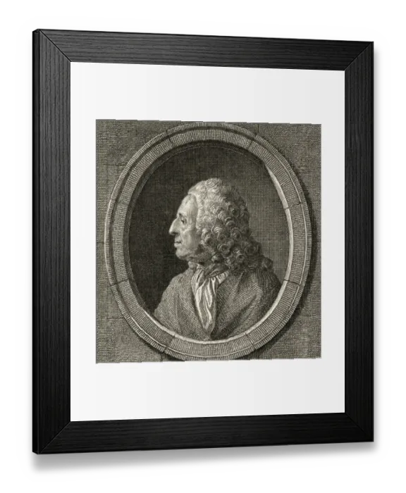 Framed Print : Fontenelle / St Aubin Framed Print : Fontenelle / St Aubin