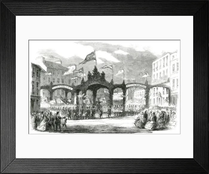 Framed Print : Burns Centenary Procn Framed Print : Burns Centenary Procn