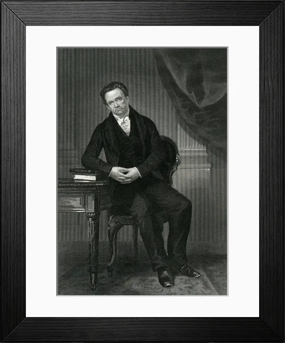 Framed Print : De Witt Clinton (Chappel Framed Print : De Witt Clinton (Chappel