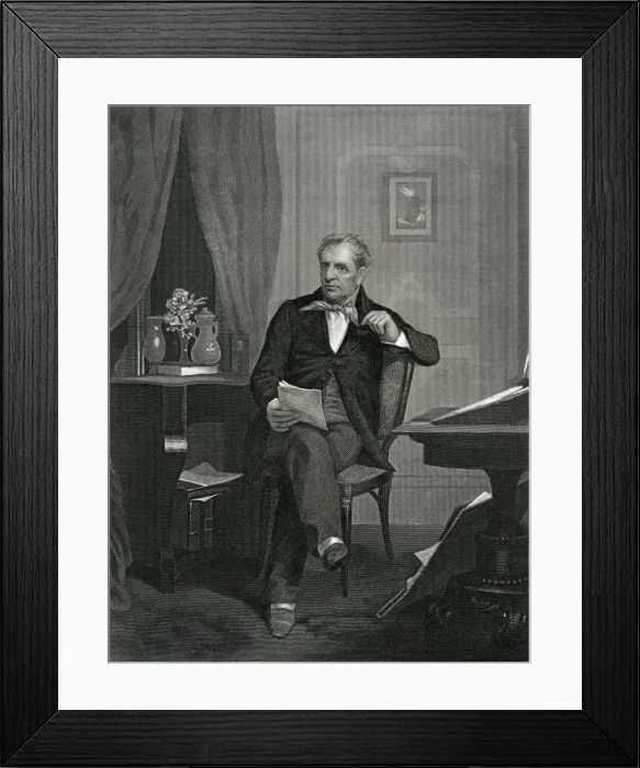 Framed Print : J Fenimore Cooper / Chappe Framed Print : J Fenimore Cooper / Chappe