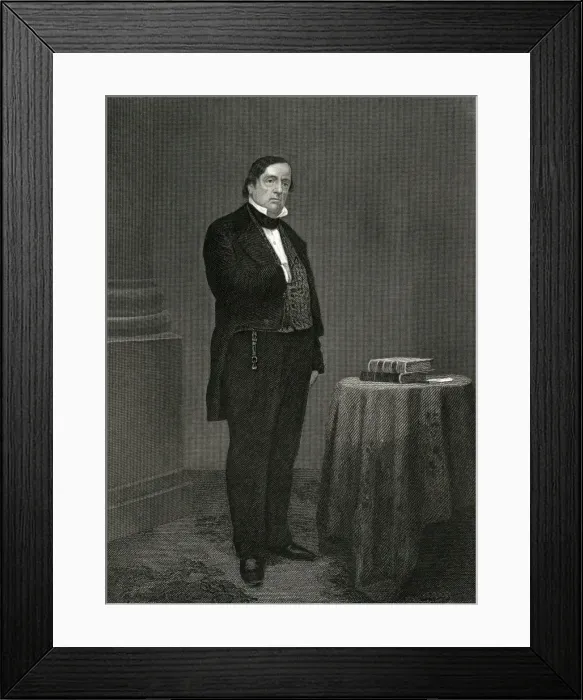 Framed Print : Lewis Cass (Chappel) Framed Print : Lewis Cass (Chappel)