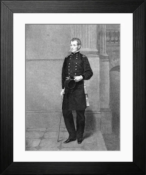 Framed Print : Joseph Hooker (Chappel) Framed Print : Joseph Hooker (Chappel)