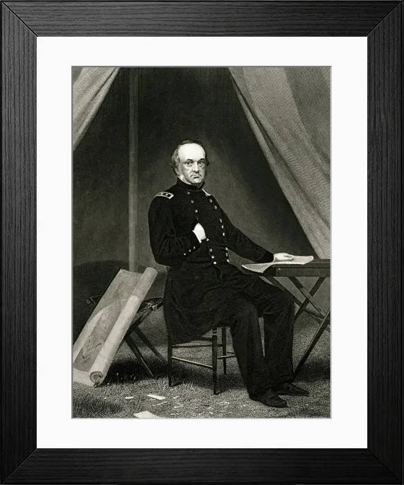 Framed Print : Henry Wager Halleck Framed Print : Henry Wager Halleck