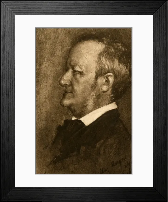 Framed Print : Wagner - Bruckmann - Purpy Framed Print : Wagner - Bruckmann - Purpy