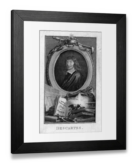 Framed Print : Rene Descartes Framed Print : Rene Descartes