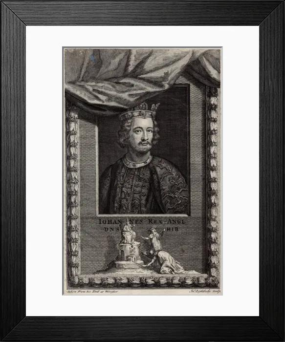 Framed Print : King John / Lightbody / Tomb Framed Print : King John / Lightbody / Tomb