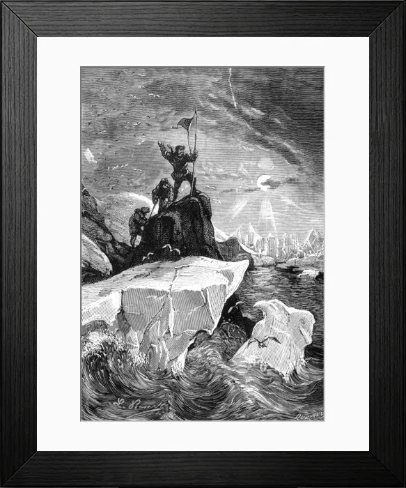 Framed Print : Victoria Land Discovered Framed Print : Victoria Land Discovered
