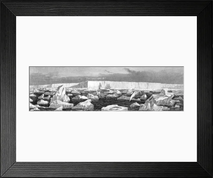 Framed Print : Ross and South Barrier Framed Print : Ross and South Barrier