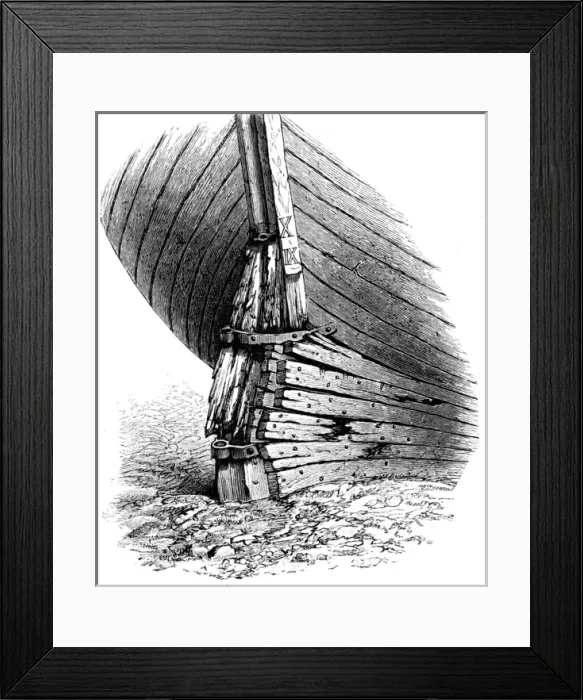 Framed Print : Ship Crushed by Ice Framed Print : Ship Crushed by Ice