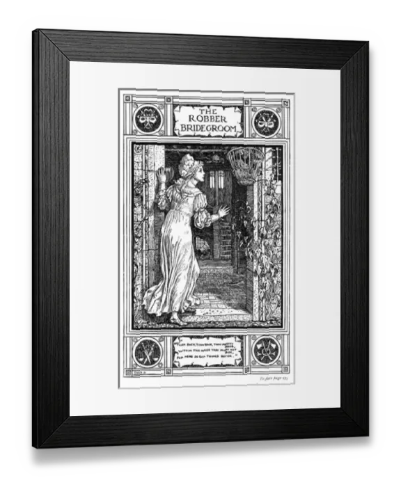 Framed Print : Robber Bridegroom / Crane Framed Print : Robber Bridegroom / Crane