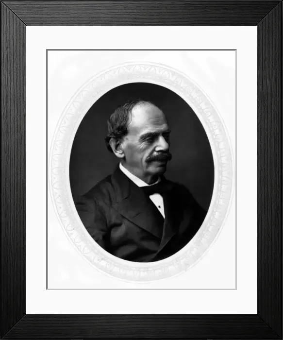 Framed Print : Sir Julius Benedict Phot Framed Print : Sir Julius Benedict Phot