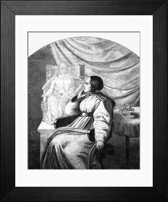 Framed Print : Bettina Von Arnim (Grimm Framed Print : Bettina Von Arnim (Grimm