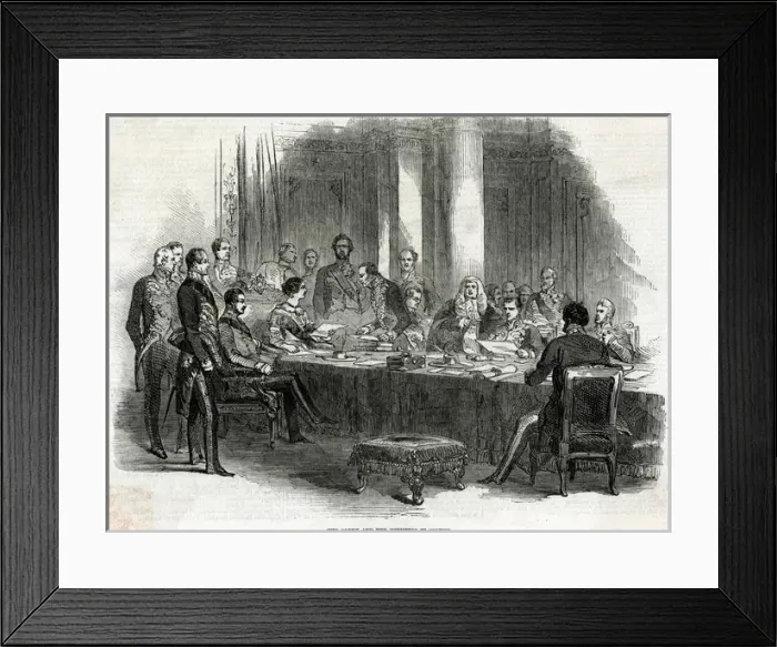 Framed Print : Victoria and Ministers Framed Print : Victoria and Ministers