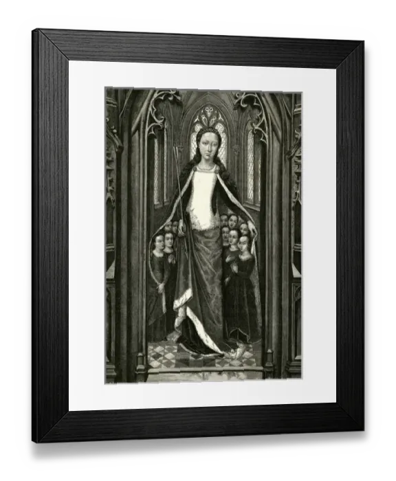Framed Print : Saint Ursula & virgins Framed Print : Saint Ursula & virgins