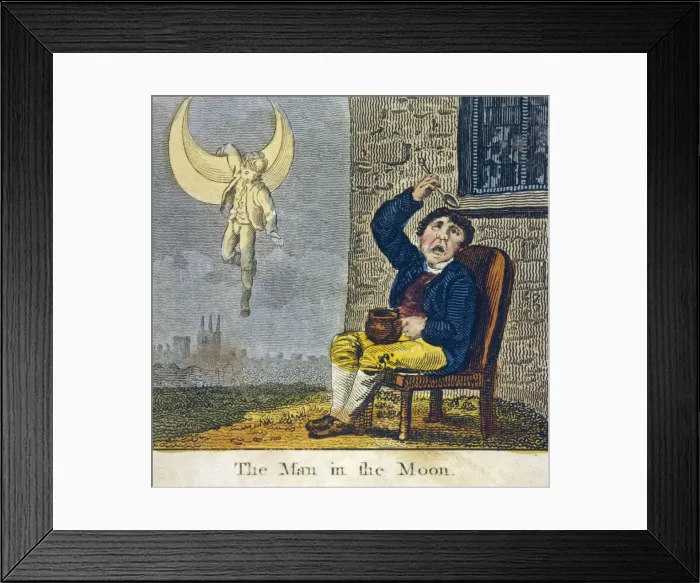 Framed Print : The Man in the Moon Framed Print : The Man in the Moon