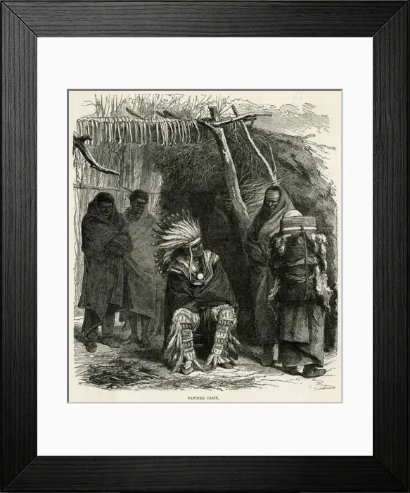 Framed Print : Cheif of Pawnee Framed Print : Cheif of Pawnee