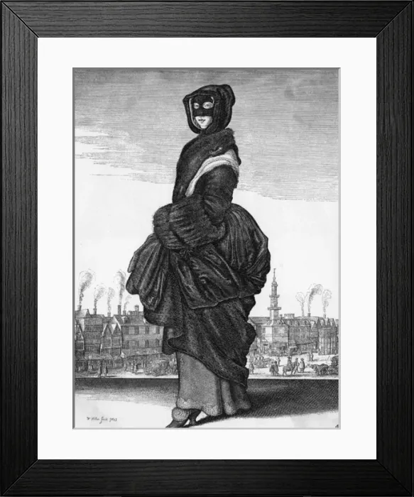 Framed Print : Winter Fashions / 1643 Framed Print : Winter Fashions / 1643