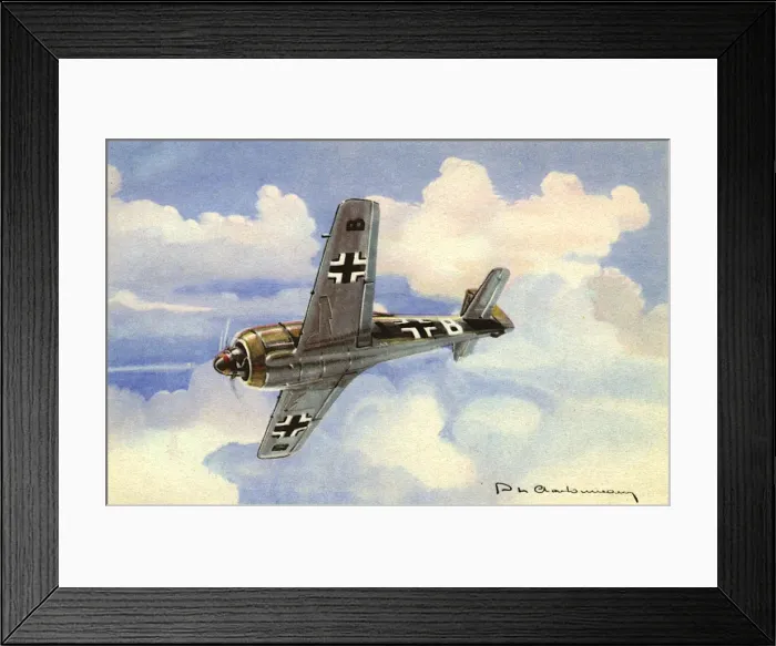 Framed Print : Focke-Wulf 190 Fighter Framed Print : Focke-Wulf 190 Fighter