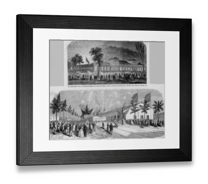 Framed Print : Rail / South America Framed Print : Rail / South America