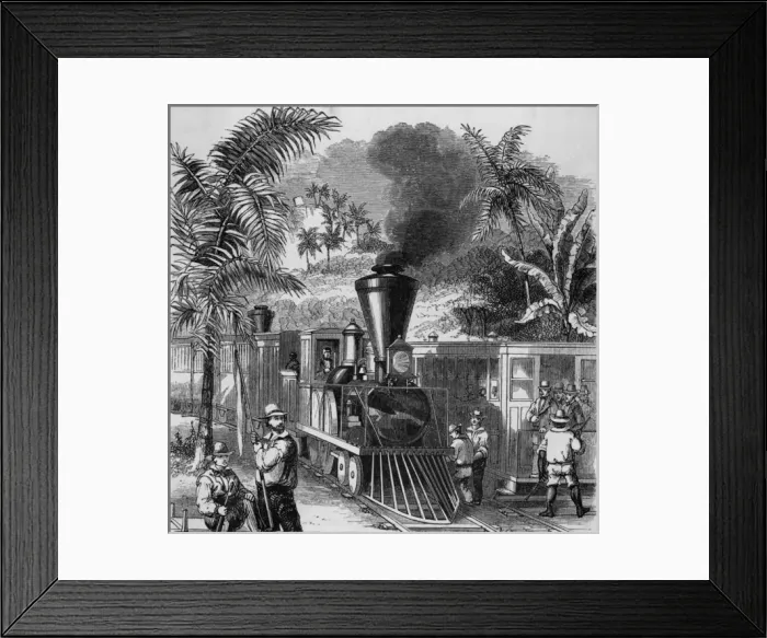 Framed Print : Rail / South America Framed Print : Rail / South America