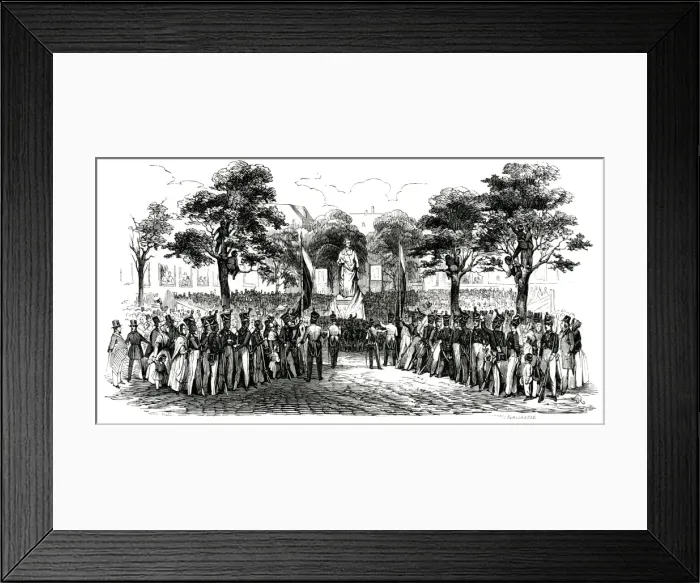 Framed Print : Goethe Monument / Liz Framed Print : Goethe Monument / Liz