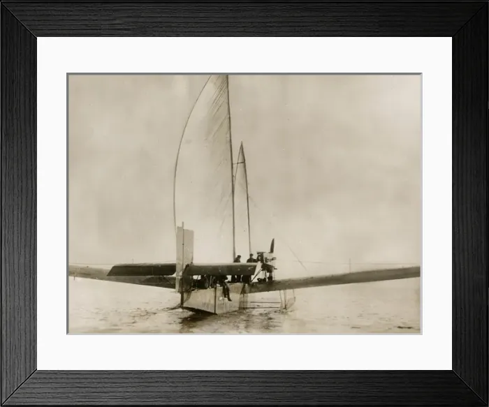 Framed Print : Danish Sailing Plane Framed Print : Danish Sailing Plane