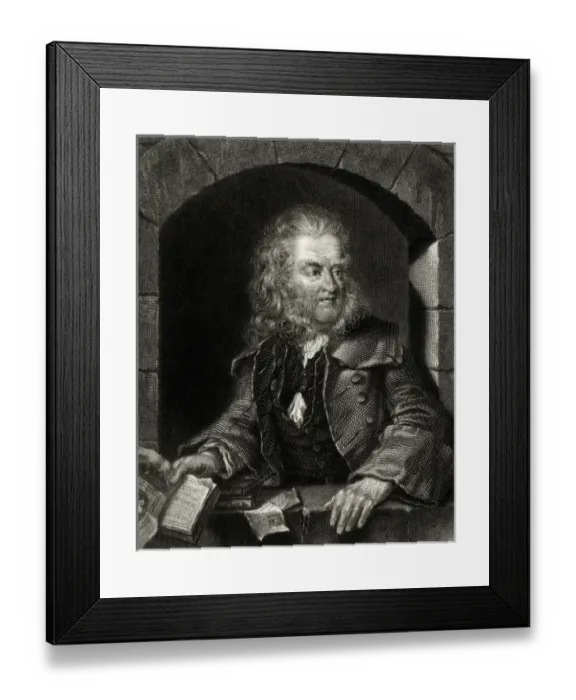 Framed Print : Thomas Gent, Printer Framed Print : Thomas Gent, Printer