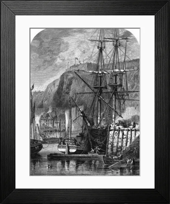 Framed Print : Jersey / Fort Regent Framed Print : Jersey / Fort Regent